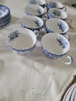 Johnson Brothers Coaching Scenes Dinnerware 36 Pcs Blue