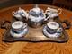 Johnson Brothers Coaching Scenes Tea Set Blue /white