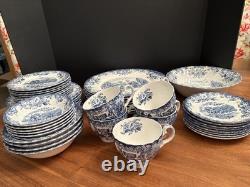 Johnson Brothers Coaching Scenes, Vintage 50 Pieces Set England