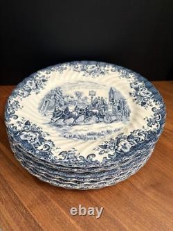 Johnson Brothers Coaching Scenes, Vintage 50 Pieces Set England