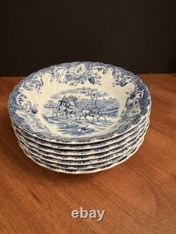 Johnson Brothers Coaching Scenes, Vintage 50 Pieces Set England