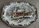 Johnson Brothers Country Life Large Holiday Serving Platter 20 Rare