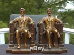 Johnson Brothers DC French Abraham Lincoln Memorial Bookends JB 2440