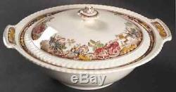 Johnson Brothers DEVONSHIRE-BROWN-MULTICOLOR Round Covered Vegetable Bowl 275356