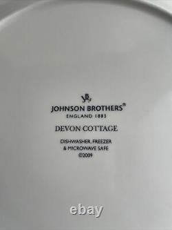 Johnson Brothers DEVON COTTAGE 10 1/2 Dinner Plates Set of 8
