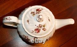 Johnson Brothers DEVON SPRAYS Brown/Multicolor Floral 4 Cup TEAPOT & LID Nice