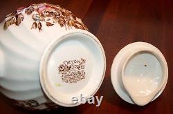Johnson Brothers DEVON SPRAYS Brown/Multicolor Floral 4 Cup TEAPOT & LID Nice