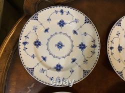 Johnson Brothers Denmark Blue Dinner Plate 10 Set Of 4 England