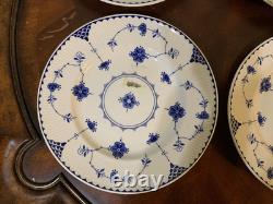 Johnson Brothers Denmark Blue Dinner Plate 10 Set Of 4 England