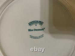 Johnson Brothers Denmark Blue Dinner Plate 10 Set Of 4 England