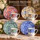 Johnson Brothers Devon Cottage 8-pc Set 4 Salad Plates & 4 Mugs Multicolor