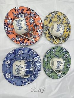 Johnson Brothers Devon Cottage 8-Pc Set 4 Salad Plates & 4 Mugs Multicolor