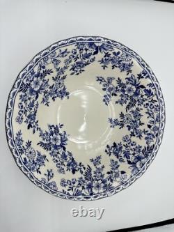 Johnson Brothers Devon Cottage Salad Bowls Set of 4 Blue White Floral 8