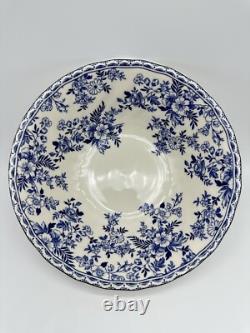 Johnson Brothers Devon Cottage Salad Bowls Set of 4 Blue White Floral 8