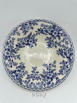 Johnson Brothers Devon Cottage Salad Bowls Set of 4 Blue White Floral 8