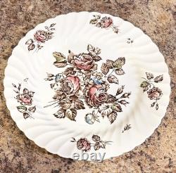 Johnson Brothers Devon Sprays 42 Piece Dinner Sets Plates Bowls Floral England