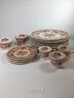 Johnson Brothers Dorchester Pottery Set Read Description