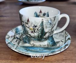 Johnson Brothers Dream Town Dinner Set 32 Piece bros vintage 50s made in England