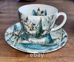 Johnson Brothers Dream Town Dinner Set 32 Piece bros vintage 50s made in England