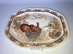 Johnson Brothers England BARNYARD KING Large Turkey Meat Platter 20-1/2'' x 16'