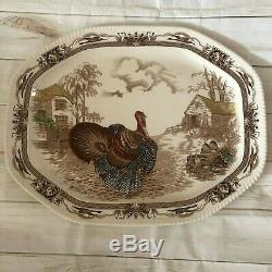 Johnson Brothers England Barnyard King Thanksgiving Large Turkey 20 Platter