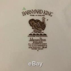 Johnson Brothers England Barnyard King Thanksgiving Large Turkey 20 Platter