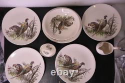 Johnson Brothers England China Game Birds Pheasant Quail Plates Bowl Sugar Cream