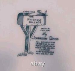 Johnson Brothers England Christmas serving platter 15 1/4 New Rare