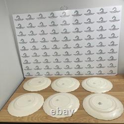 Johnson Brothers England Cream White Scalloped Ironstone Dinnerware Plates 21 pc Johnson Brothers England Cream White Scalloped Ironstone Dinnerware Plates 21 pc