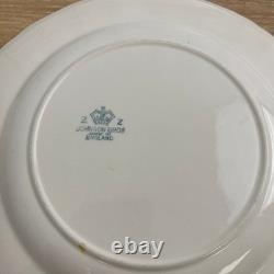 Johnson Brothers England Cream White Scalloped Ironstone Dinnerware Plates 21 pc