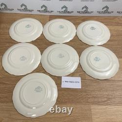 Johnson Brothers England Cream White Scalloped Ironstone Dinnerware Plates 21 pc