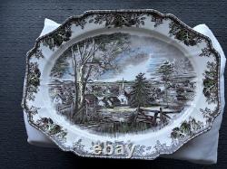 Johnson Brothers England Friendly Village 20 1/4 Serving Platter Excel Used Cond