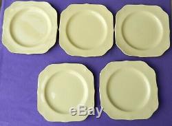 Johnson Brothers England GOLDENDAWN Square Salad Plate x 5 and Platter