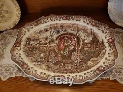 Johnson Brothers England His Majesty 20x15.5 Turkey Serving Holiday Platter