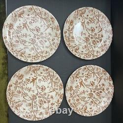 Johnson Brothers England Laura Ashley ORIENTAL GARDEN Set Of 4 Dinner Plates 10