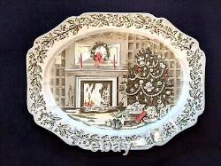 Johnson Brothers England Merry Christmas Large 20X 15 Oval Serving Platter