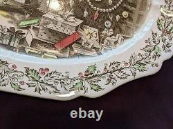 Johnson Brothers England Merry Christmas Large 20X 15 Oval Serving Platter