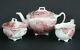 Johnson Brothers England Old Britain Castles Pink Teapot Creamer And Sugar Set