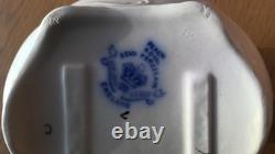 Johnson Brothers England Peach Flow Blue Covered Sugar Bowl With Unique Handles