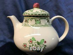 Johnson Brothers England Provence Teapot & LID 36 Oz Green Flowers