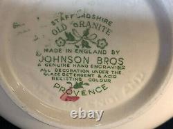 Johnson Brothers England Provence Teapot & LID 36 Oz Green Flowers