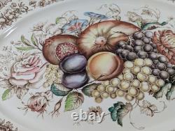Johnson Brothers England Serving Platter Windsor Ware Harvest 20 Oval WOW