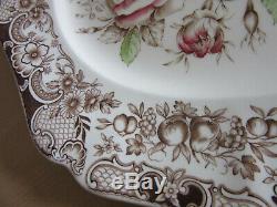 Johnson Brothers England WINDSOR WARE large HARVEST porcelain platter 20x15.75