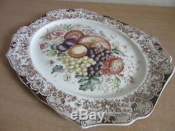 Johnson Brothers England WINDSOR WARE large HARVEST porcelain platter 20x15.75