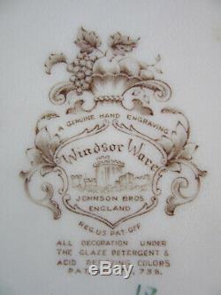 Johnson Brothers England WINDSOR WARE large HARVEST porcelain platter 20x15.75