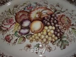 Johnson Brothers England Windsor Ware HARVEST Fruit Turkey PlatterLarge 20Exc