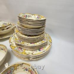 Johnson Brothers England Yale Pareek 45 Piece Dinner Set for 6 Place Settings