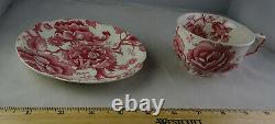 Johnson Brothers English Chippendale Dealer Group Cups, Saucers. Bread & Dessert