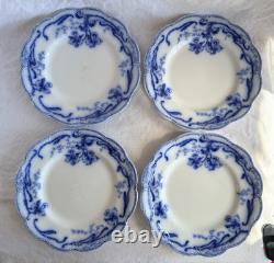 Johnson Brothers English flow blue 10 dinner plates x8