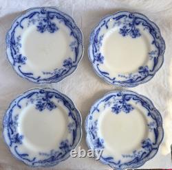 Johnson Brothers English flow blue 10 dinner plates x8